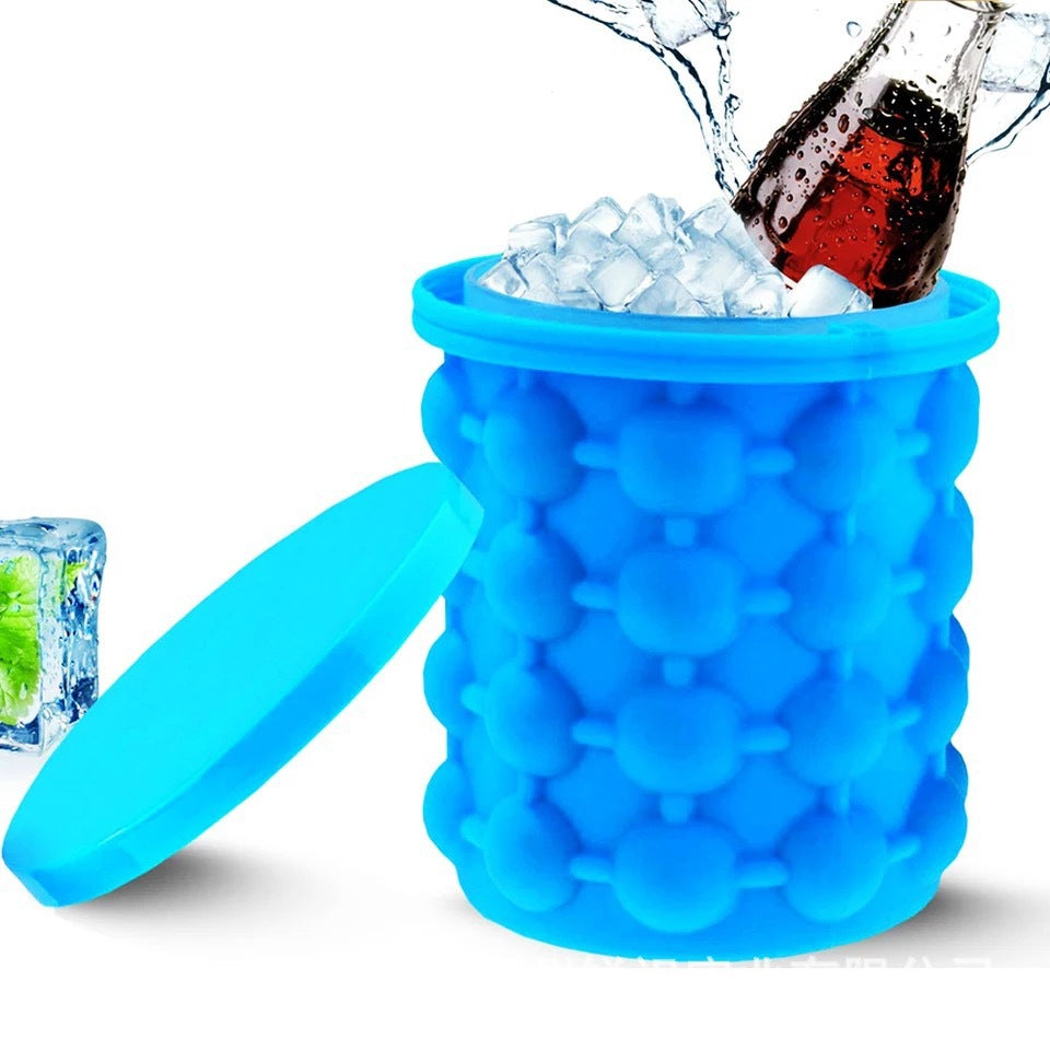 Silikon Eiswürfelbehälter – Flexible Eiswürfelmacher, BPA-frei, groß